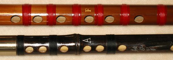Professional Xiao Bamboo Flute with Bag Chinese Kont for Kids Friends Music Lovers F Key Left Hand